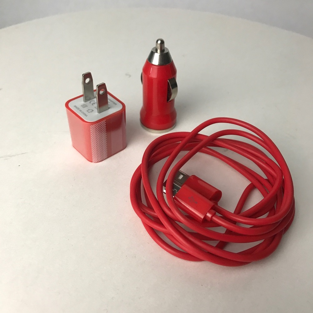 Micro USB Charging Set - Red